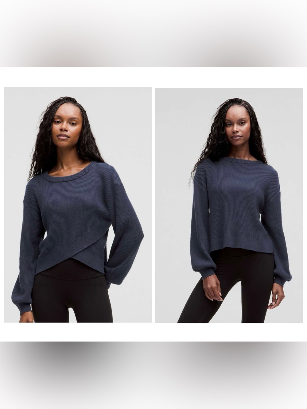 Lululemon Reversible Crossover Sweater